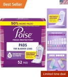 Poise Incontinence Pads 52 Count - Ultimate Absorbency & Odor Control, Regula.... Fixed Price $40.98.