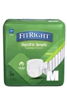 Medline Fitright Optifit Briefs Extra+ White Unisex Leak-stop Guards. Fixed Price $6.00.