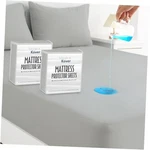 Magik & Kover Mattress Protector Waterproof Cover 2 Pack, Queen Gray. Fixed Price $51.46.