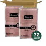 Depend Fresh Protection Underwear For Women Maximum Absorbency (l) 72 Pack. Fixed Price $99.49.