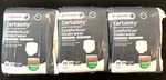 (lot Of 3 Packs) Walgreens Certainty Mens Overnight Underwear Size S/m 18 Ct. Fixed Price $19.95.