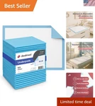 Standard Absorbency Underpads 50 Disposable 2-PLY Tissue Fill, 24" X 17".... Fixed Price $17.99.