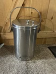 Vollrath Stainless Steel Milking 5 Gallon Bucket Pail Dairy W/ Handle & Lid Usa. Fixed Price $199.99.