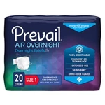 Prevail Air Overnight Briefs Absorbency, Size 1. Fixed Price $23.87.