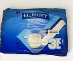 Medline Fitright Bariatric Disposable Underwear 3XL Ultra 75-94" 20 Count Pack. Fixed Price $25.99.