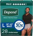 Fresh Protection Adult Diapers, Incontinence Underwear For Men, Disposable, Maxi. Fixed Price $38.99.