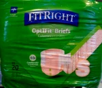 Fitright Optifit Adult Diapers Disposable Incontinence Briefs Small Qty 20. Fixed Price $14.23.