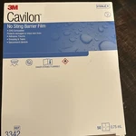 3M Cavilon 3342 No Sting Barrier Film Wipes 1 Box Of 50 0.75ML Exp 2028. Fixed Price $18.00.