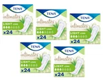 5 Pack Of Tena Intimates Ultra Thin Light Incontinence Pad Long, 24 Count. Fixed Price $37.79.