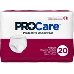 White Medium Pro Are Adult Absorbent Underwear Pack 20 ( Two For 27DOLLARS). Fixed Price $26.00.