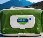 Medline Fitright Aloe Personal Cleansing Cloths Wipes Fragrance Free 48CT 8"X12". Fixed Price $13.79.