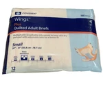Quilted Adult Briefs Covidien Wings Plus 66032, 96 Count Size Small 20"-31". Fixed Price $29.99.
