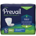 Prevail Pad 12.5" Small Pant Liner PL-100/1 Light To Moderate 52 Ct Unisex. Fixed Price $17.99.