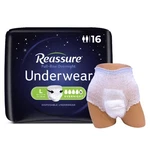 Reassure Full-rise Overnight Absorbent Underwear. Fixed Price $9.79.