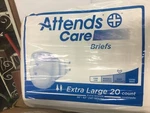 Case 60 Attends Classic Incontinence Brief Xl BRHC40 Ct. Fixed Price $52.00.