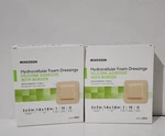 Mckesson Silicone Foam Dressings 3X3" Adhesive With Border Sterile Two Box Lot. Fixed Price $29.99.