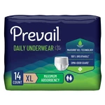 Prevail Maximum Absorbent Underwear, Extra Large. Fixed Price $55.49.