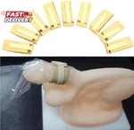 Hsosk 10PCS Male External Catheter Fixer, Urinary Incontinence Penile Clamp. Fixed Price $10.10.