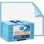Med Pride 15 Disposable Underpads 23'' X 36'' Incontinence Pads, Blue/white. Fixed Price $14.81.