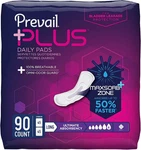 Prevail Plus Long Length Incontinence Bladder Control Pads Ultimate Absor.... Fixed Price $50.26.