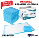 Dynarex Medical-grade Patient Bed Underpads 23" 36" Puppy Dog 150CT/CASE. Fixed Price $44.95.