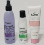 Mckesson Moisturizing Body Lotion Skin Cleanser Thera Shield 3 Piece Bundle. Fixed Price $19.99.