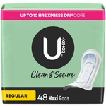 By Kotex Clean & Secure Maxi Pads, Regular Absorbency, 48 Count. Fixed Price $29.29.