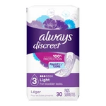 Always Discreet Bladder Control Pad, Size 3. Fixed Price $10.86.