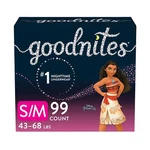 Goodnites Nighttime Bedwetting Underwear, Girls' Small/medium (99 Count), 33 .... Fixed Price $100.50.