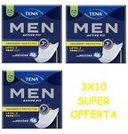 Tena Level 2 - 10 Piece Offer 3 Packs Men's Pads. Fixed Price $30.29.