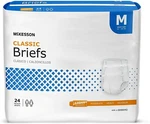 Mckesson Lite Adult Incontinent Brief, Medium, Light Absorbency, Case Of 96. Fixed Price $39.43.