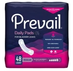 Prevail Daily Pads Bladder Control Adult Female Case Of 192 PV-916/1. Fixed Price $67.99.