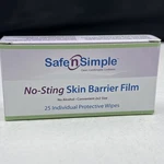 Safe Simple SNS80725 Skin Barrier Film Wipes No-sting Exp 2028. Fixed Price $8.09.