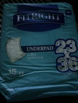 (10 Packs Of 15) 23" X 36" Medline Fitright Underpads Ref : MSC281150. Fixed Price $90.00.