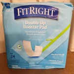 Medline Fitright Double Up Booster Pads 24 Liners 1 Package Incontinence. Fixed Price $8.99.