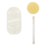 Hollister Pouchkins Premie One-piece Flat Barrier Ostomy. Fixed Price $67.99.