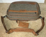 Hartmann Tweed Leather Carry On Shoulder Bag Travel Overnight Weekender Luggage. Fixed Price $45.00.