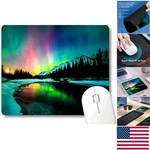 Unique Aurora Borealis Mouse Pad Waterproof And Washable With Non-slip Base. Fixed Price $11.02.