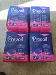 4 Pk Prevail Daily Incontinent Pad Regular Length Maximum 192 Count (new). Fixed Price $35.50.