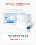 Adult Incontinence Underwear, 64 Count (4 Packs Of 16). Fixed Price $58.16.