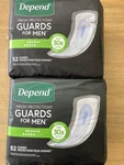 Depend Men's Incontinence Bladder Control Guards Maximum Absorbency 52 Count. Fixed Price $48.95.