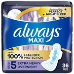 Always Maxi Overnight Pads With Wings Size 5 Extra Heavy Unscented 36 Count. Fixed Price $16.53.