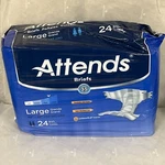 Attends #DDA30 Briefs, Large, 44"-58" Pack Of 24. Fixed Price $27.95.