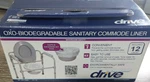 Drive Oxo Biodegradable Sanitary Commode LINER-1BX 12 Count Eliminates Odor-new. Fixed Price $42.88.