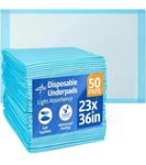 Medline Light Absorbency Underpad, 23" X 36", 50 Count, Disposable Bed,... 288. Fixed Price $25.65.