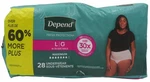 Depend Fresh Protection Lg Maximum Underwear 28 Count New Sealed. Fixed Price $19.99.