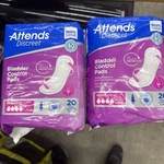 Pcs Attends Discreet Maximum Bladder Control Pads Disposable White 20 Women. Fixed Price $12.50.