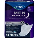 Tena Incontinence Guards, Overnight Absorbency & Advanced 90 Count, White. Fixed Price $73.66.