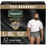 Depend Real Fit Adult Diapers Incontinence Underwear For Men Disposable Maximum. Fixed Price $89.06.