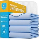 Green Lifestyle Washable Underpads - Large Bed For Use Incontinence B.... Fixed Price $46.90.